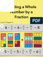 Dividing A Whole Number by A Fraction: Unit 4, Chapter 4 Lesson 4.4c