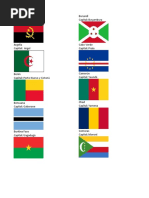 Paises de Africa, Capitales y Banderas