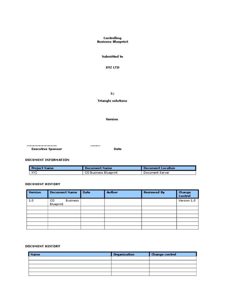 BBP Business Blueprint Overview | PDF | Business Process | Cost Accounting