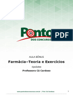 Curso Regular de Farmácia: Aula sobre Fármacos Opióides