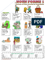 Ficha de Trabalho - Plural of Nouns PDF