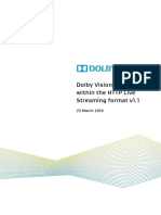 Dolby Vision Streams Within The HTTP Live Streaming Format v1.1