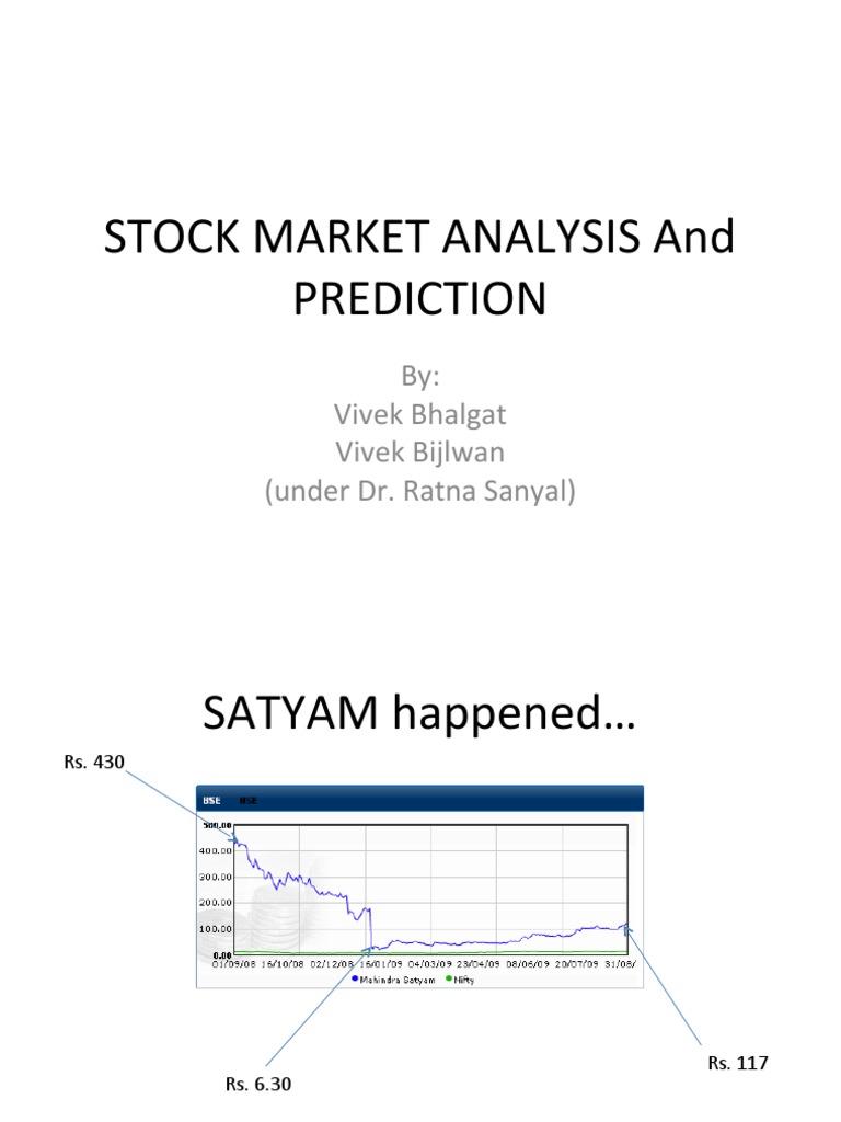 Stock Market Analysis and Prediction | PDF | Financial Economics
