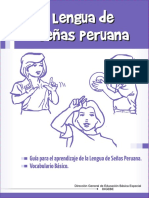 Lengua de Señas Peruana Guía Para El Aprendizaje de La Lengua de Señas Peruana, Vocabulario Básico