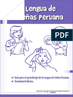 Lengua de Señas Peruana Guía para El Aprendizaje de La Lengua de Señas Peruana, Vocabulario Básico