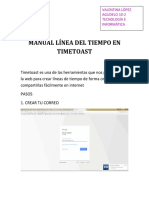 Manual Línea Del Tiempo en Timetoast PDF
