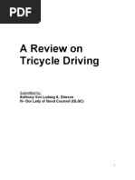 Download A Review on Tricycle Driving by Vlad Dimson SN37335042 doc pdf