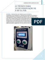 Descritivo Técnico Verificação de Porca VP-RP-01-PSR