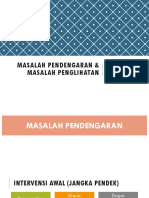 MASALAH PENDENGARAN & PENGLIHATAN