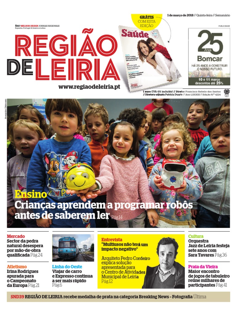 REGIÃO DE LEIRIA Edição 4224 de 1 Março 2018 PDF Trem Lisboa
