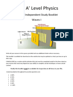 EWP Independent Study Booklet III (Wave Properties)