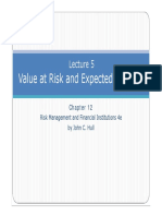Value at Risk and Expected Shortfall: Risk Management and Financial Institutions 4e by John C. Hull