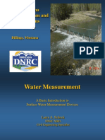 Water Measurement Schock