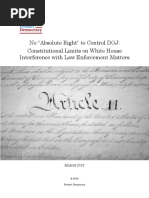 DOJ White Paper 20180308 Final