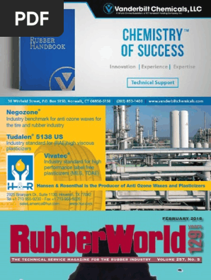 Rubber World 2018 02 Pdf Natural Rubber Tire