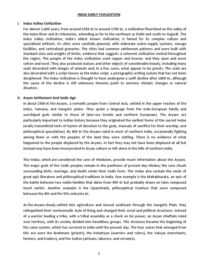 Ancient Indian Civilizations Overview | PDF | Mughal Empire | Ashoka