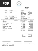 Invoice: Mazda Jakarta Selatan