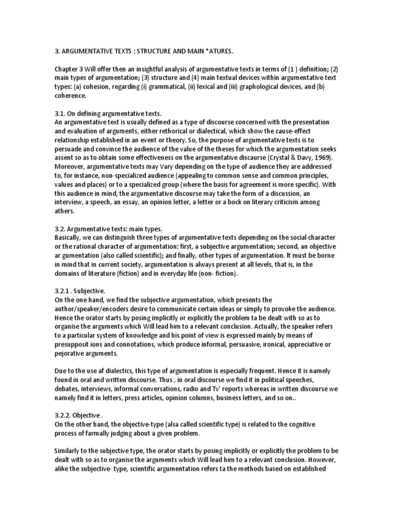 Theoretical argument example picture