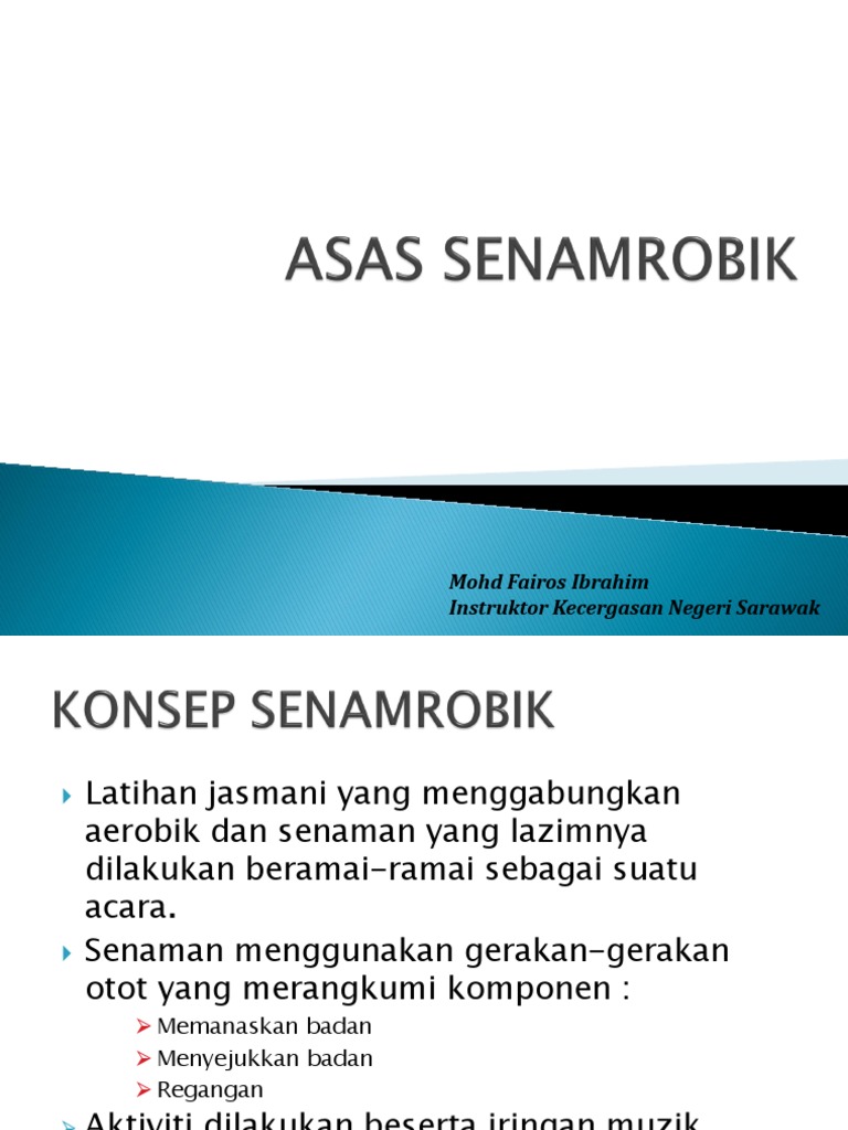 Asas Senamrobik Pdf
