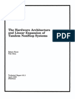 The Hardware Architecture and Linear Expansion of Tandem Nonstop Systems