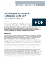 Architecture Patterns for Enterprise-Wide SOA