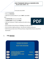 Bank Mandiri Petunjuk Pembayaran Its PDF