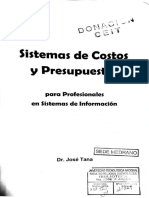 Sistemas de Costos y Presupuestos - José Tana