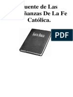 JUSTIFICACIÓN O FUENTES SOBRE LAS ENSEÑANZAS DE LA FE CATÓLICA.docx