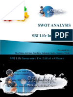 SBI Life SWOT Analysis