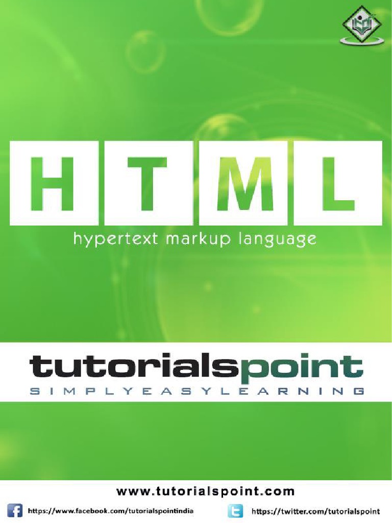 HTML Tutorial | PDF | Html Element | Html