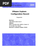 Vmware Vsphere Configuration Record [7!8!2013] v 2.1