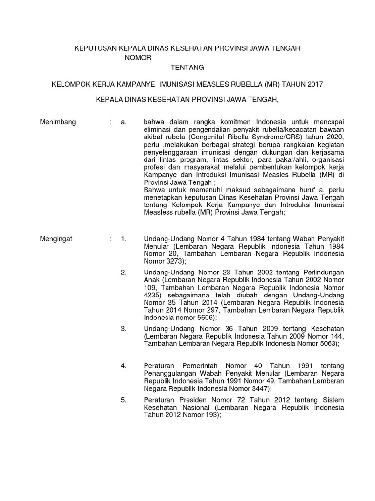 Sk Pokja Kampanye Mr