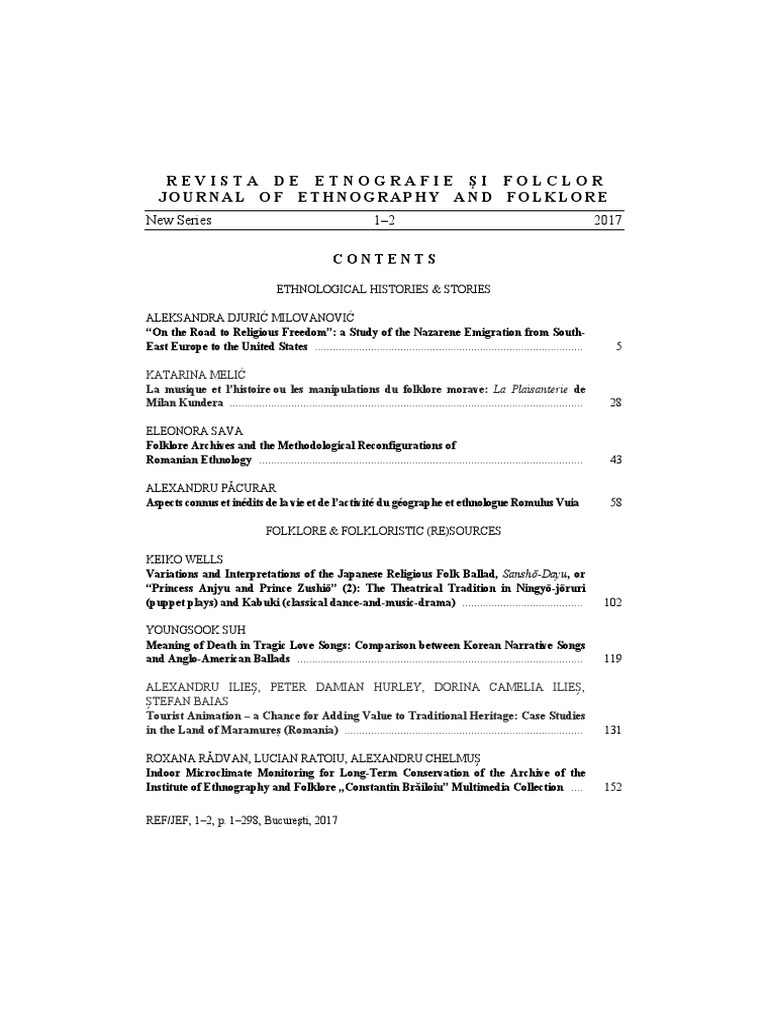 Rev Etnofolcl 17 Pdf Amish Protestantism
