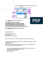 How To Insert Update Delete Search Display Images in SQL Database Using