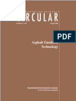 Asphalt Emulsion Technology