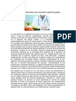 Apoyo Nutricional Del Paciente Hospitalizado