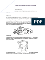 La TEORÍA DEL DESARROLLO PSICOSEXUAL CON SUS DISTINTAS ETAPAS