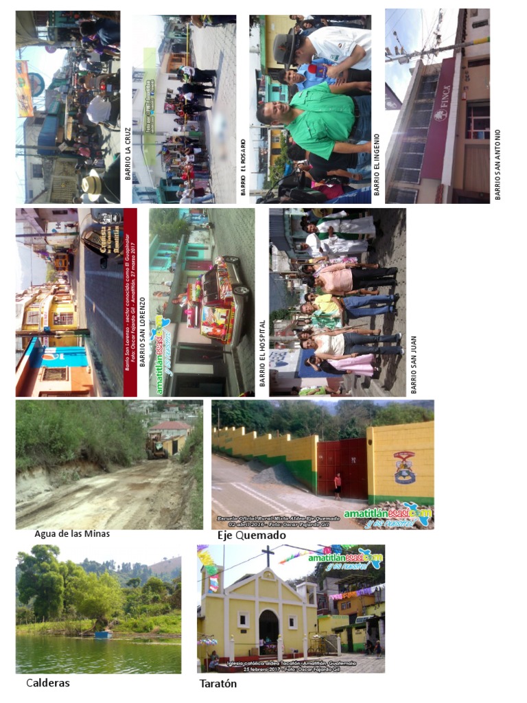 Mapa Barrios y Aldeas de Amatitlan PDF