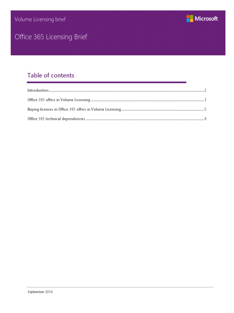 Office365 Licensing Guide PDF | PDF | Office 365 | Share Point