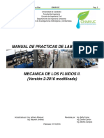 Manual de practicas de laboratorio de mecánica de los fluidos II