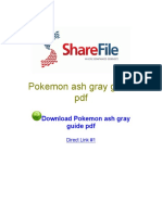 Pokemon Ash Gray Guide PDF