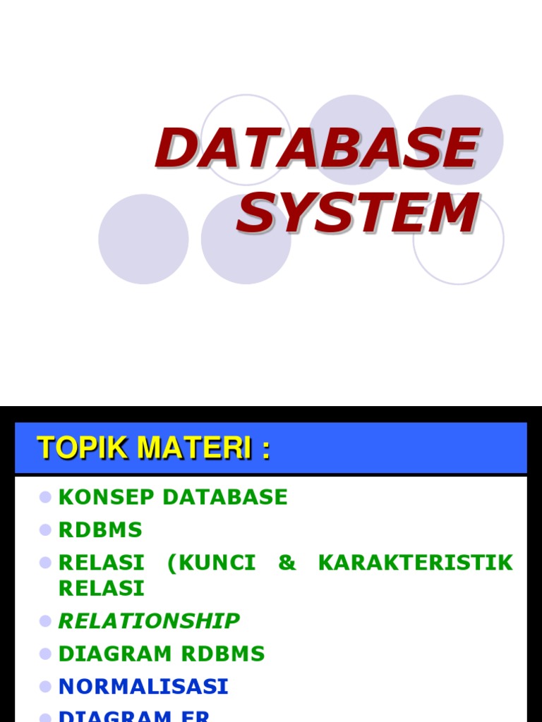 Konsep & Relasi Database RDBMS | PDF