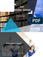 Esp Course Design