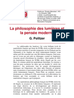 Georges Politzer - La philosophie des lumières et la pensée moderne (1939)