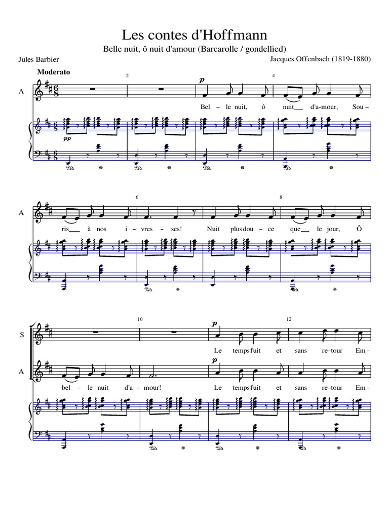La Plus Belle Nuit De Noël Partition Pdf