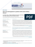 New Oral Anticoagulants in Patients With Chronic Kidney Disease