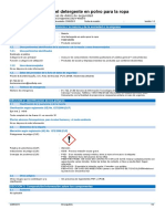 MSDS Detergente Ariel