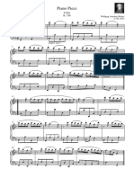 Mozart For Easy Piano Songbook Sheet Music PDF