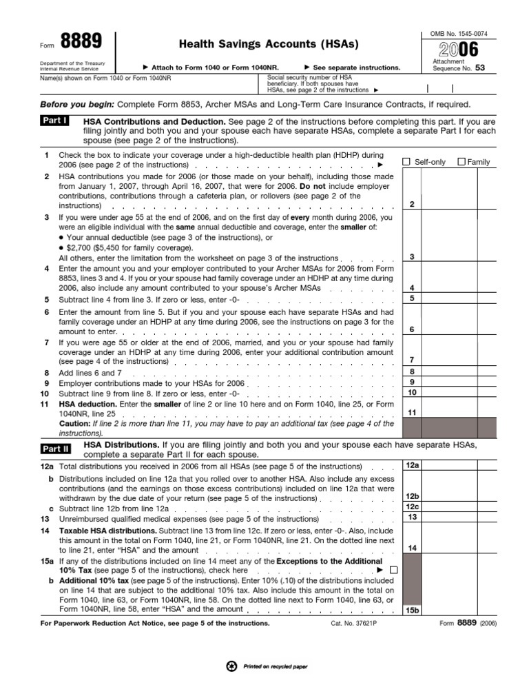 Health Savings Accounts (Hsas) | PDF | Health Savings Account | Public ...