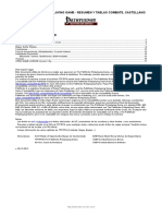 Resumen y Tablas de Combate en Castellano para TPFRPG Referencia PDF A4 17 Paginas PDF